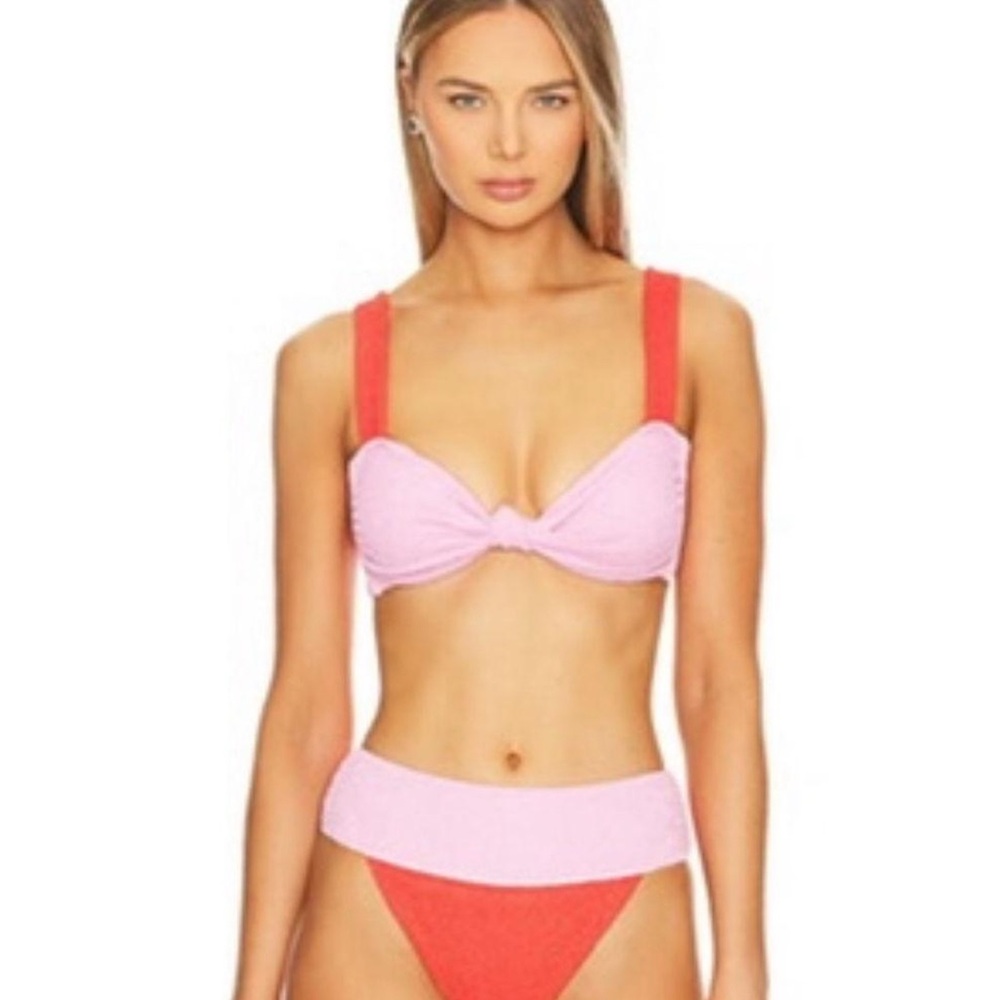 Show Me Your Mumu Aruba Top in Bubblegum Colorblock Scrunch